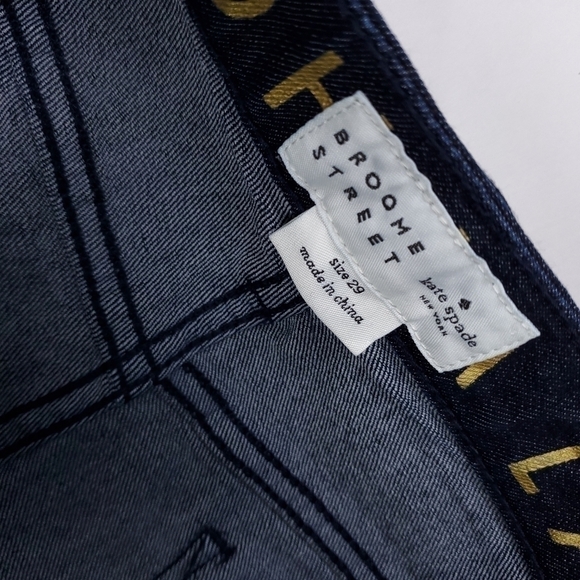 New Kate Spade Broome Street Skinny Leg Jeans Sz 29 - Picture 9 of 10